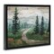 Stupell Industries Path Through Wilderness Framed Floater Canvas Wall Art Design by Nan